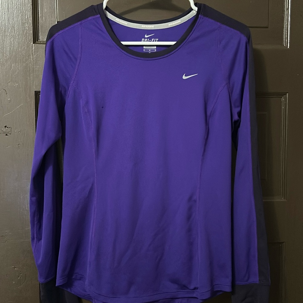 Nike dri-fit long-sleeve shirt; medium